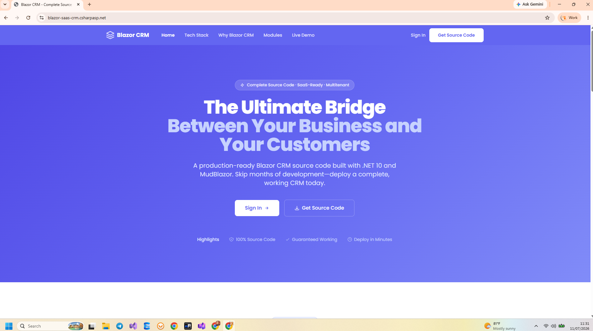 Blazor CRM Multitenant